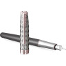 Ручка перьевая PARKER SONNET PREMIUM F537, Metal Grey PGT (Перо F) 2119788